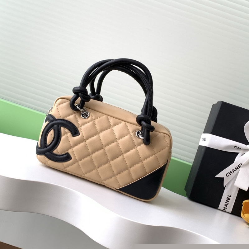 Ch*el top handle bags